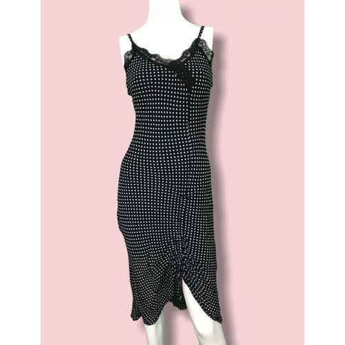 Robe courte - Robe Noire à Pois T. 36 - Sinequanone - Modalova