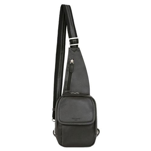 Sac Bandouliere Sacoche asymétrique en cuir Ref 54441 Noi - Hexagona - Modalova