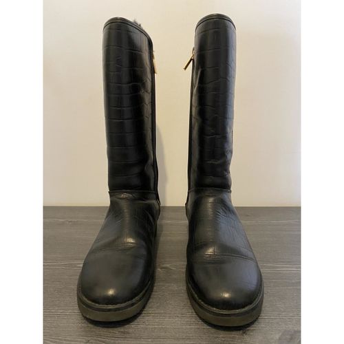 Bottes plates Bottes noir fourrée - UGG - Modalova
