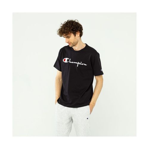 T-shirt Reverse Weave Script Logo Crewneck - Champion - Modalova