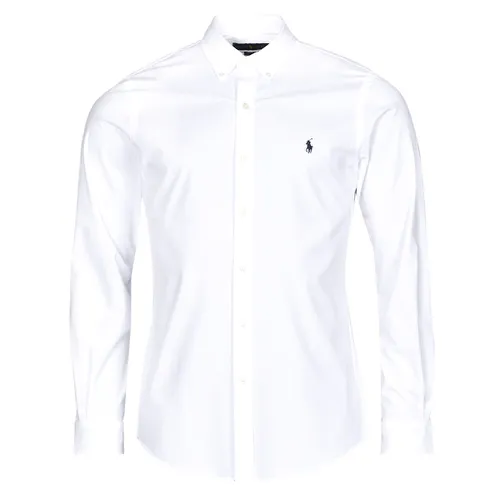 Chemise CHEMISE AJUSTEE SLIM FIT EN POPELINE UNIE - Polo Ralph Lauren - Modalova