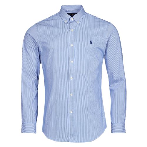 Chemise CHEMISE AJUSTEE SLIM FIT EN POPELINE RAYE - Polo Ralph Lauren - Modalova