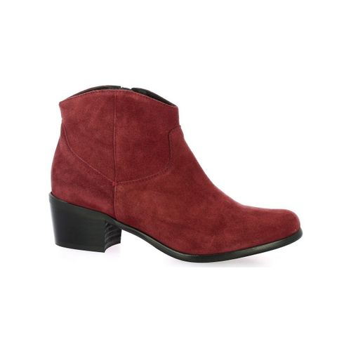 Boots Boots cuir velours bdeaux - Elizabeth Stuart - Modalova
