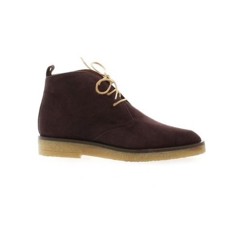 Bottines Boots cuir velours bdeaux - Elizabeth Stuart - Modalova