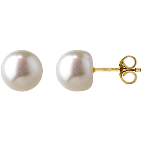 Boucles oreilles Boucles d'oreilles perles d'eau douce 8mm - Brillaxis - Modalova