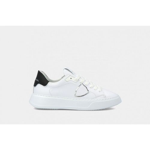 Baskets BTLD V010 -TEMPLE-VEAU BLANC NOIR - Philippe Model - Modalova