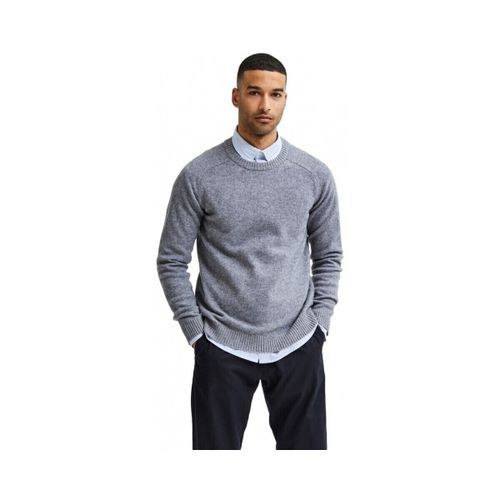 Pull Wool Jumper New Coban - Medium Grey Melange - Selected - Modalova