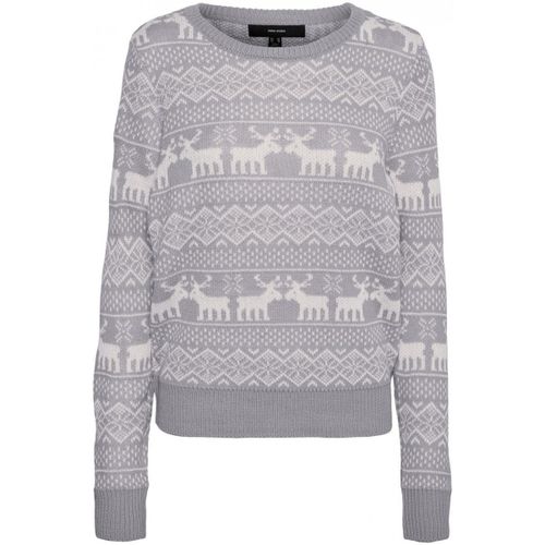 Pull Pull en maille F, Gris - Vero Moda - Modalova