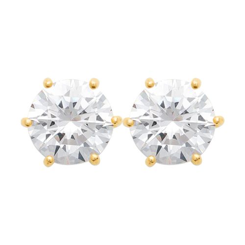 Boucles oreilles Boucles d'oreilles plaqué or oxyde 8 mm - Brillaxis - Modalova