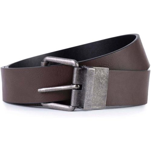 Ceinture Ceinture 2 en 1 réversible Noir/Marron - Isotoner - Modalova