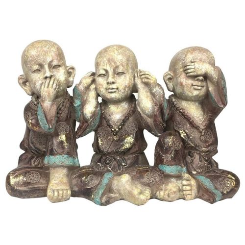 Statuettes et figurines Figure Bouddhas 3 Unités - Signes Grimalt - Modalova