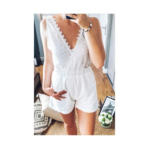 Short Combishort broderie anglaise New-York - Jeunes Et Jolies - Modalova