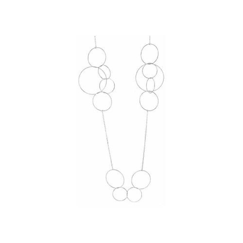 Collier Collier Sautoir Argent Rhodié Diamanté Laura - Orusbijoux - Modalova