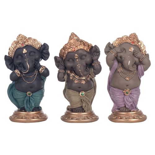 Statuettes et figurines Figure Ganesha 3 Unités - Signes Grimalt - Modalova