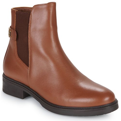 Boots TH LEATHER FLAT BOOT - Tommy Hilfiger - Modalova