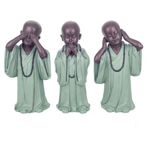 Statuettes et figurines Figure Monk Ne Voit Pas-Hey-Talks 3 Unités - Signes Grimalt - Modalova