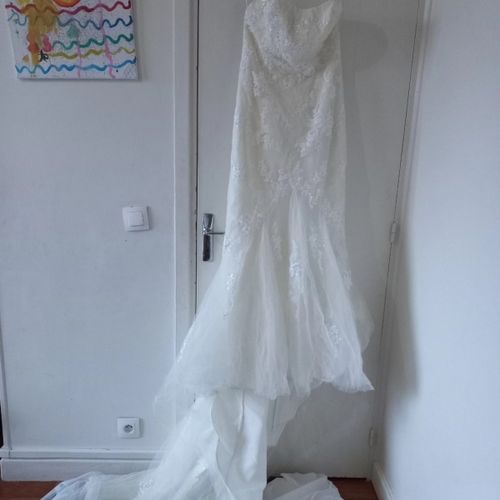 Robe Robe mariée + boléro à vendre - Pronovias - Modalova