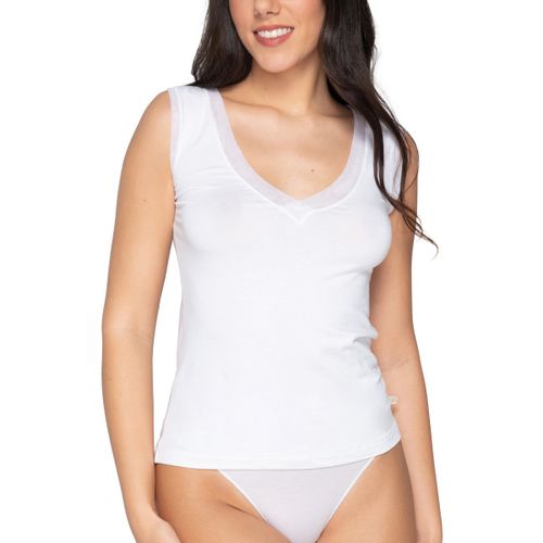 Culottes & slips Top sans manches col V Cotton Touch Splendida - Luna Splendida - Modalova