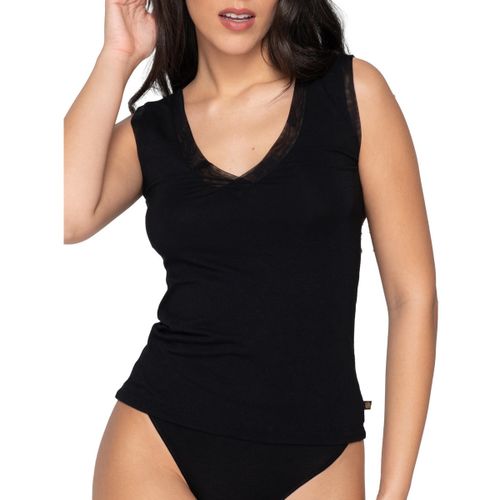 Culottes & slips Top sans manches col V Cotton Touch Splendida - Luna Splendida - Modalova