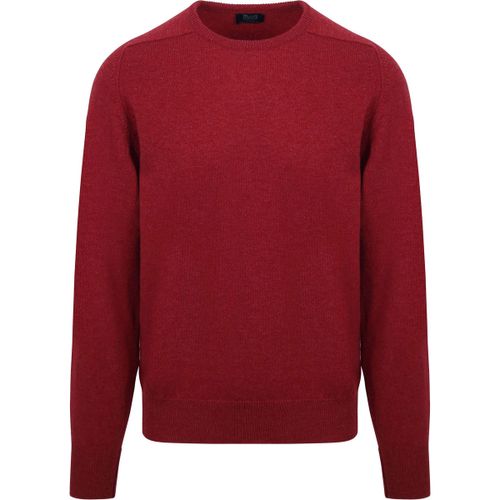 Pull Pull Laine d'Agneau Col Rond Mélangé Poppy - William Lockie - Modalova