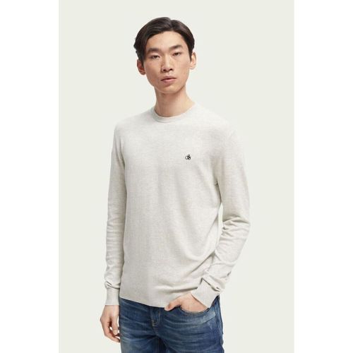 Pull Pull-over Blanc Melange - Scotch & Soda - Modalova