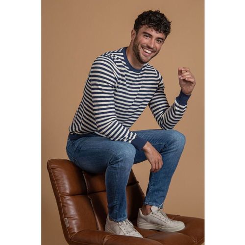 Pull Pull Col-O Rayures Bleu - Suitable - Modalova