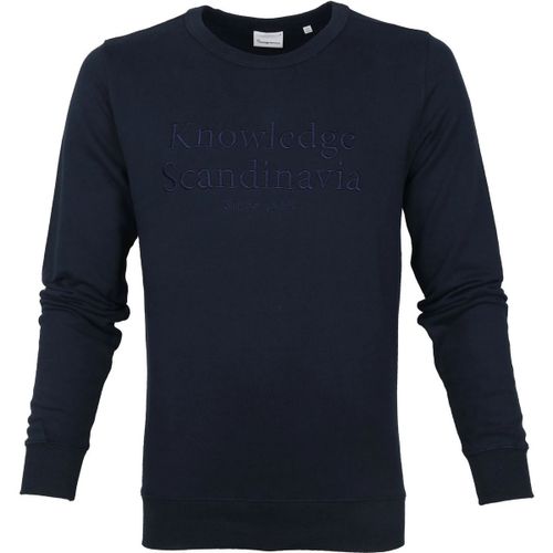 Sweatshirts Pull Elm Bleu Marine - Knowledge Cotton Apparel - Modalova