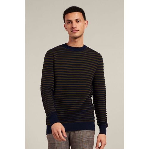 Pull Pull Rayures Vert Foncé - Dstrezzed - Modalova