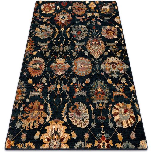 Tapis Tapis en laine SUPERIOR LATICA bleu foncé 100x150 cm - Rugsx - Modalova