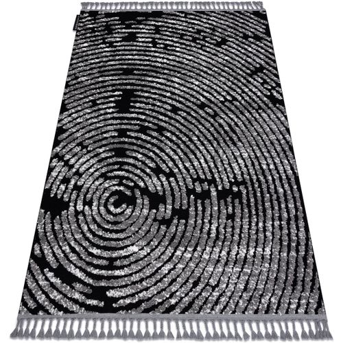 Tapis Tapis MAROC G8499 noir / blanc Franges 120x170 cm - Rugsx - Modalova