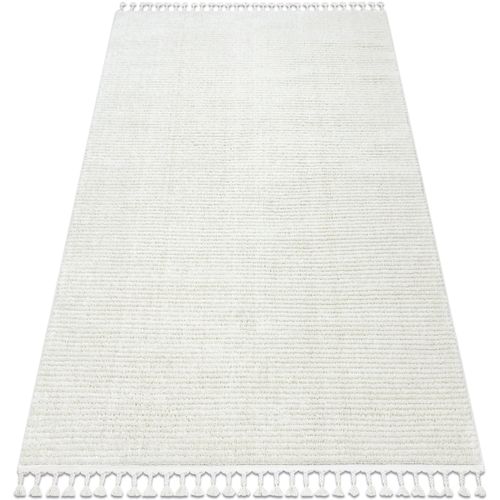 Tapis Tapis SEVILLA PC00B rayures blanc Franges berbère 160x220 cm - Rugsx - Modalova