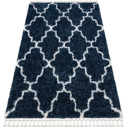 Tapis Tapis UNION 3488 Trèfle marocain Trellis bleu 180x270 cm - Rugsx - Modalova