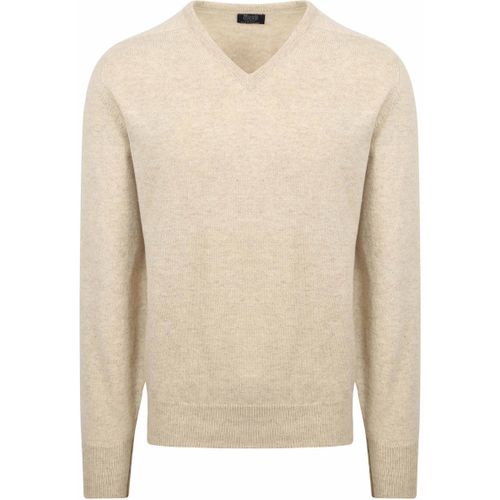 Pull Pull Col-V Agneline Linen Beige - William Lockie - Modalova