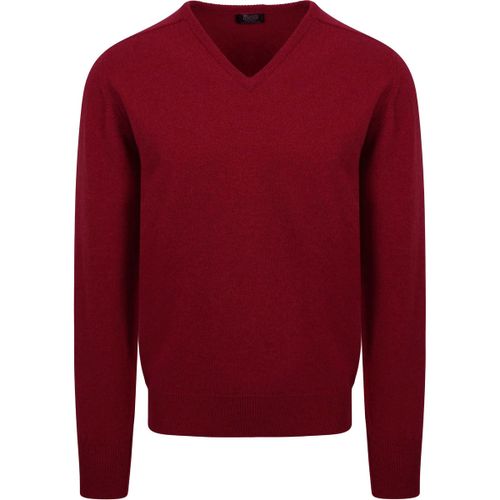 Pull Pull Col-V Laine Bordeaux - William Lockie - Modalova
