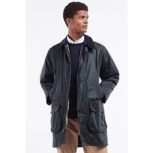 Manteau Veste Cirée Bordure Bleu - Barbour - Modalova