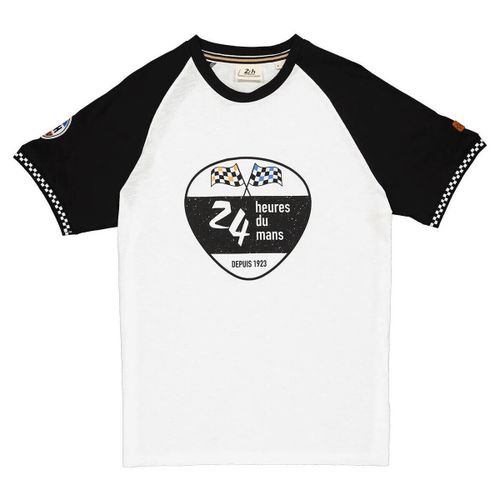 T-shirt TEE SHIRT TSM11-055 ECRU/NOIR - 3Gm - Modalova