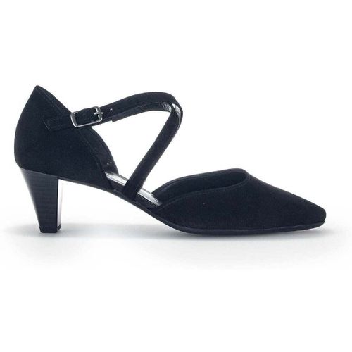 Chaussures escarpins Escarpins en suède à talon bloc - Gabor - Modalova