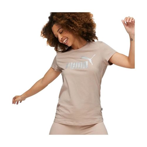 T-shirt Puma Ess Metallic Logo Tee - Puma - Modalova