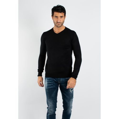 Pull Pull fin col V YY03 - Noir - Hollyghost - Modalova
