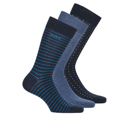 Chaussettes MC COTON STYLE RAYURES ET POIS PACK X3 - DIM - Modalova