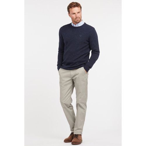 Pull Pull-over Tisbury Laine Bleu Foncé - Barbour - Modalova
