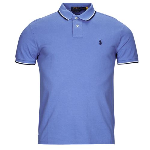 Polo POLO COUPE DROITE EN COTON BASIC MESH FANTAISIE COL - Polo Ralph Lauren - Modalova