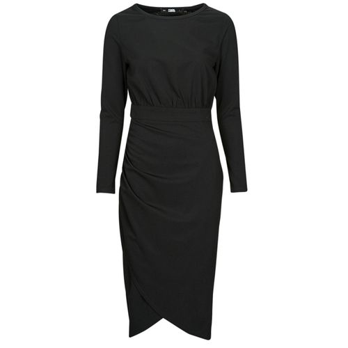 Robe courte LONG SLEEVE JERSEY DRESS - Karl Lagerfeld - Modalova