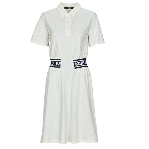 Robe courte PIQUE POLO DRESS - Karl Lagerfeld - Modalova