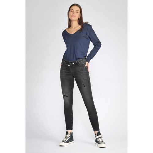 Jeans Jeans pulp slim meteors 7/8ème noir - Le Temps des Cerises - Modalova
