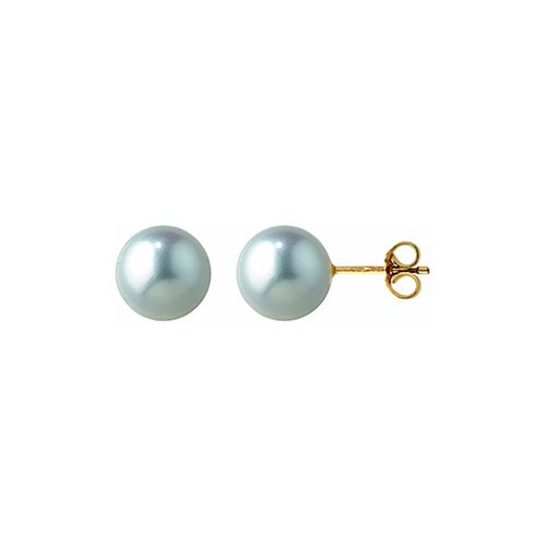 Boucles oreilles Boucles d'oreilles perles de culture or 8/8,5 mm - Brillaxis - Modalova