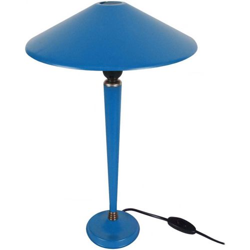 Lampes de bureau Lampe de chevet conique métal bleu - Tosel - Modalova