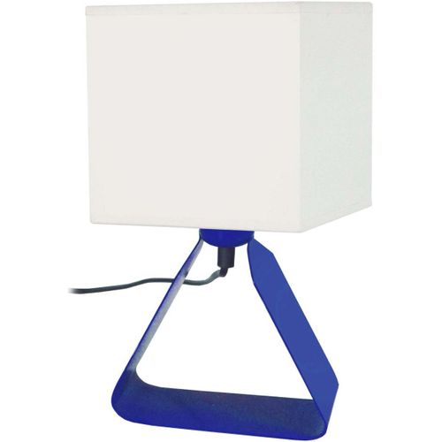 Lampes de bureau Lampe de chevet géométrique métal bleu et blanc - Tosel - Modalova