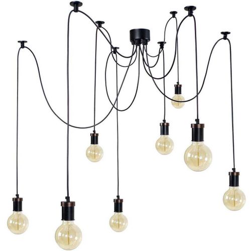 Lustres, suspensions et plafonniers Lustre grappe métal bronze - Tosel - Modalova