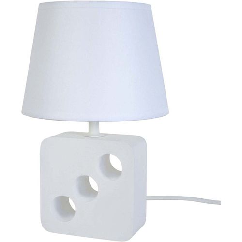 Lampes de bureau Lampe de chevet carré bois blanc - Tosel - Modalova